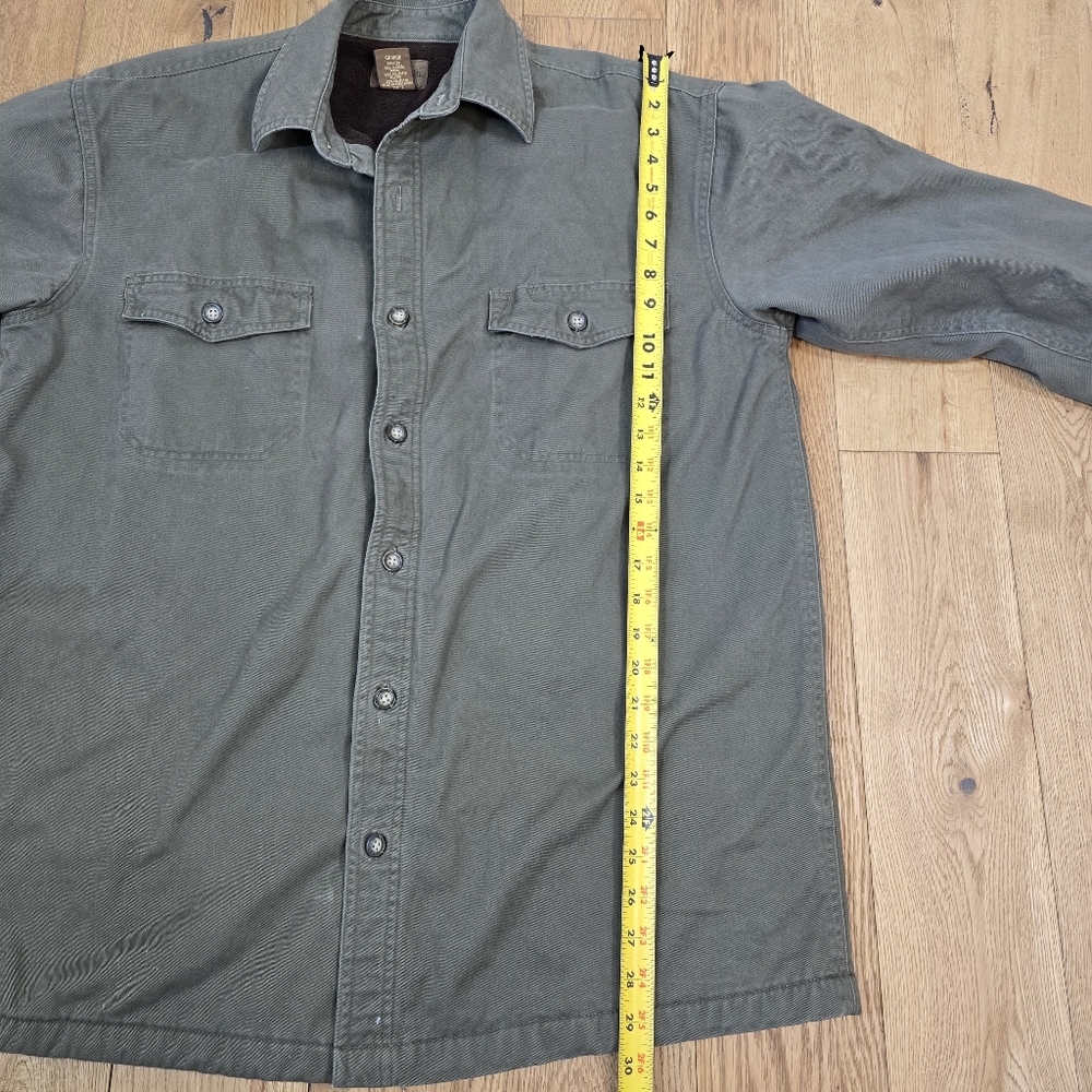 St Johns Bay Olive Green Barn Jacket Fleece Lined Large Extra Large - Picture 7 of 7